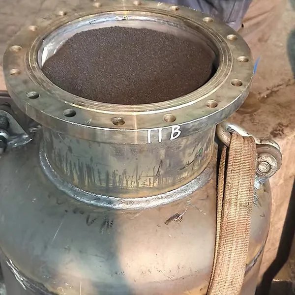 Molecular sieve filling